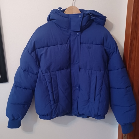 ⛔️SOLD⛔️🆕️NWT Levi's Women's Cinch Waist Puffer Jacket Crop Puffer Coat - Picture 9 of 16